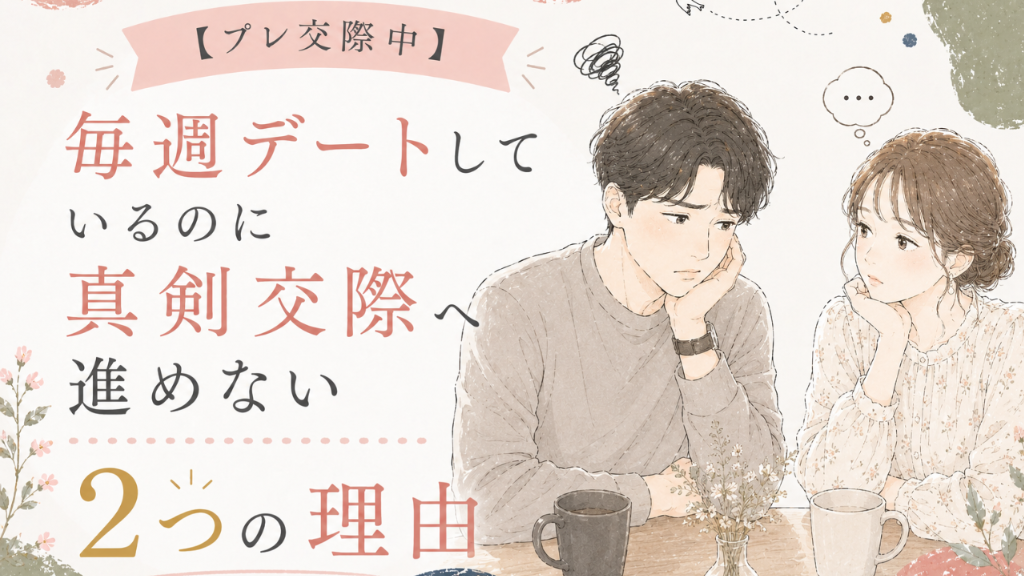 【プレ交際中】毎週デートしているのに、なぜフラれる？2つの理由